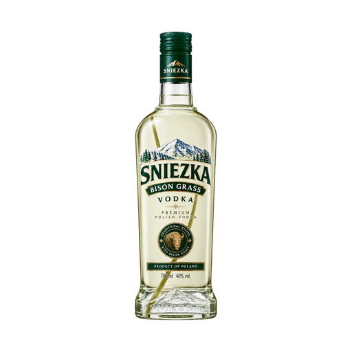 Sniezka Bison Grass Vodka — app catalog bottle illustration