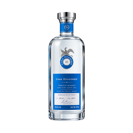 Casa Dragones Blanco Tequila — app catalog bottle illustration