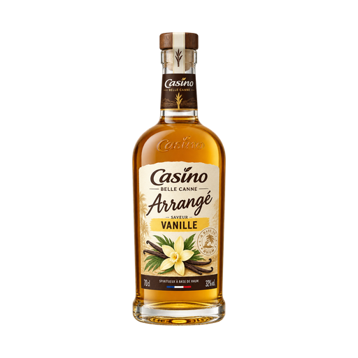 Casino Belle canne arrangé saveur vanille — app catalog bottle illustration