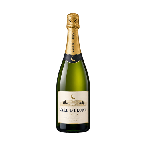 Cava vall d lluna — app catalog bottle illustration