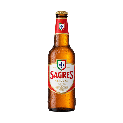 Cerveja C/Álcool Sagres — app catalog bottle illustration
