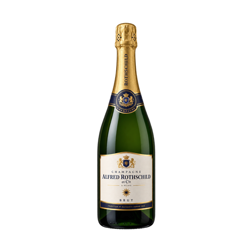 Champagne Alfred Rothschild et Cie brut — app catalog bottle illustration