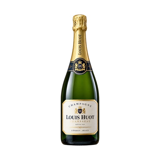 Champagne Louis Huot — app catalog bottle illustration