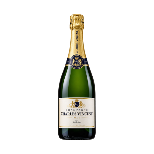 Charles Vincent Champagne — app catalog bottle illustration