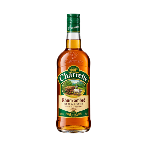 Charrette Rhum ambré — app catalog bottle illustration