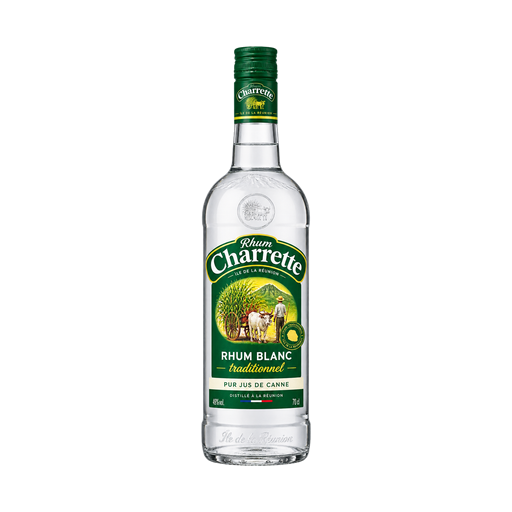 Charrette Rhum blanc traditionnel — app catalog bottle illustration
