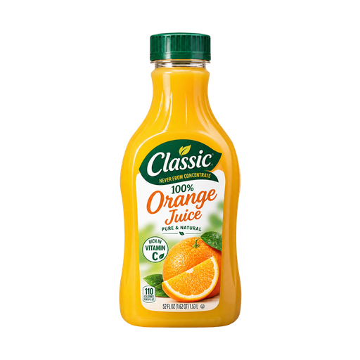 Classic Orange juice — app catalog bottle illustration