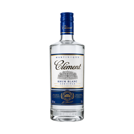 Clement Rhum Blanc Canne Blu Agricole — app catalog bottle illustration