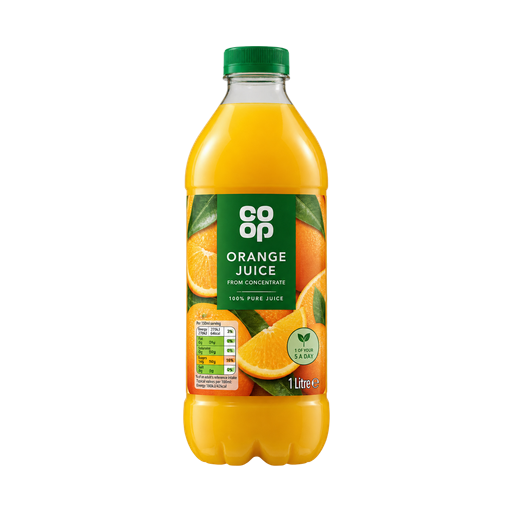 Co-op Orange juice — app catalog bottle illustration