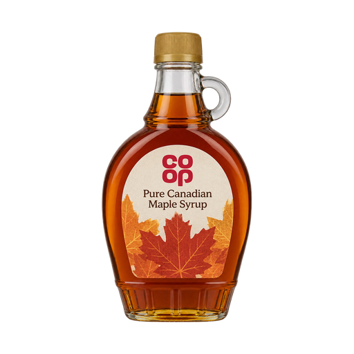Co op Pure Canadian Maple Syrup — app catalog bottle illustration
