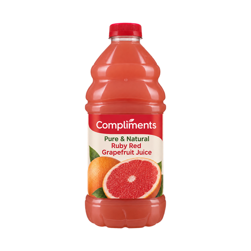 Compliments Pure & Natural Ruby Red Grapefruit Juice — app catalog bottle illustration