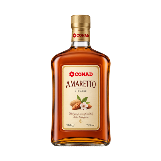 Conad Amaretto — app catalog bottle illustration