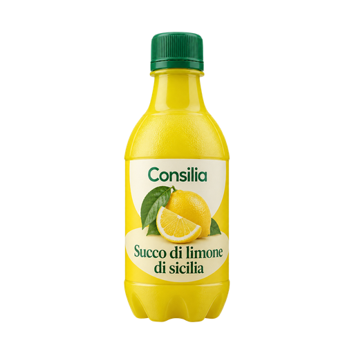 Consilia Succo di limone di sicilia — app catalog bottle illustration
