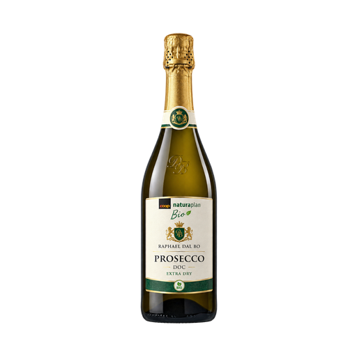 Coop naturaplan Bio - Raphael Dal Bo Prosecco extra dry — app catalog bottle illustration