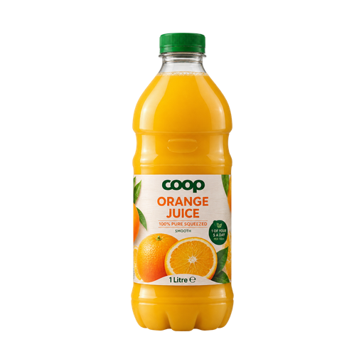 Coop Orange Juice — app catalog bottle illustration