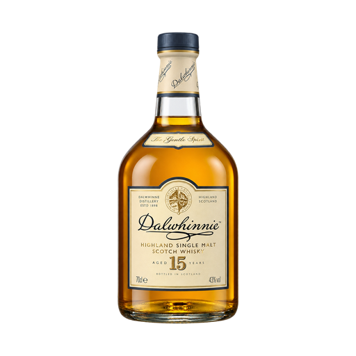Dalwhinnie Highland Single Malt Scotch Whisky 15 Year Old — app catalog bottle illustration