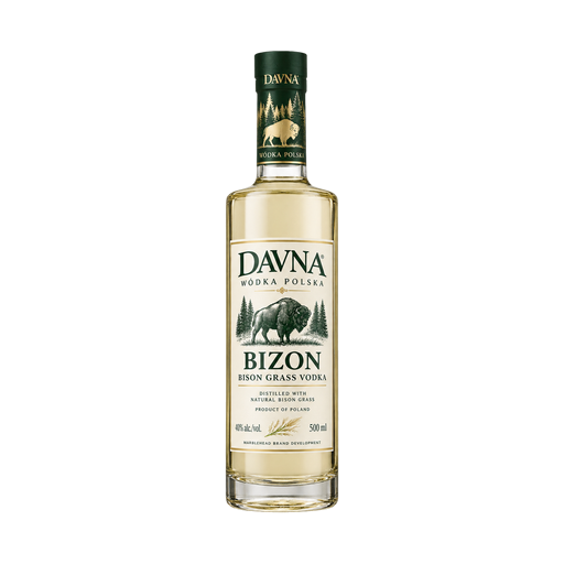 Davna Bizon Vodka — app catalog bottle illustration