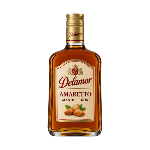 Delamor Amaretto Mandellikör — app catalog bottle illustration