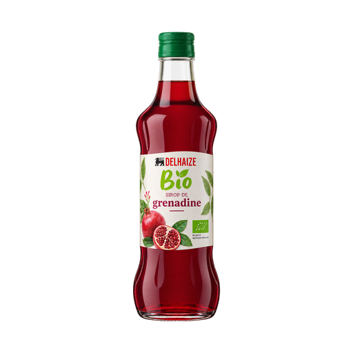 Delhaize Sirop de grenadine Bio — app catalog bottle illustration