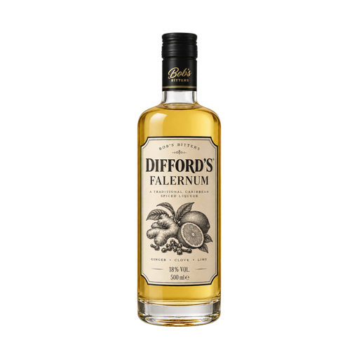 Difford's Falernum Liqueur — app catalog bottle illustration