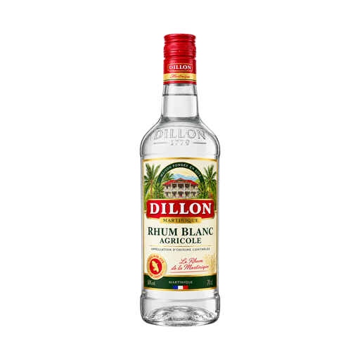 Dillon Rhum blanc agricole — app catalog bottle illustration