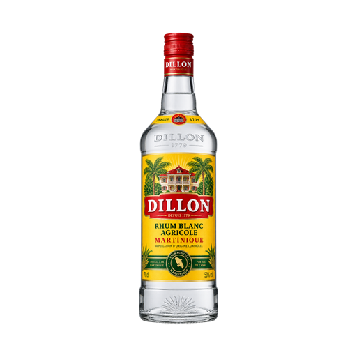 Dillon Rhum blanc agricole Martinique — app catalog bottle illustration