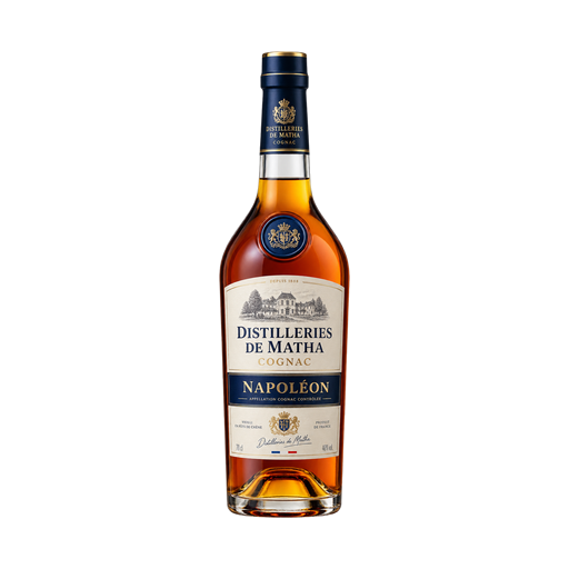 Distilleries de Matha Cognac Napoléon — app catalog bottle illustration