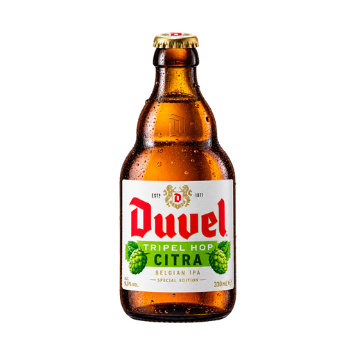 Duvel Tripel Hop Citra — app catalog bottle illustration
