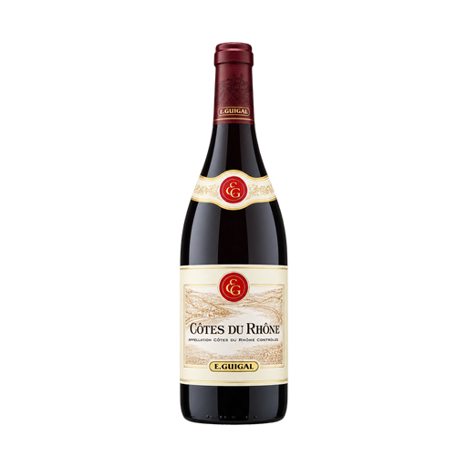 E.Guigal Appellation Côtes Du Rhône Contrôlée Red Wine — app catalog bottle illustration