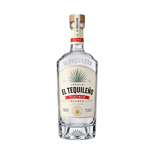 El Tequileño Platinum — app catalog bottle illustration