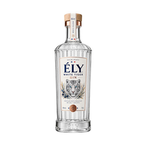 Ély White Tiger gin — app catalog bottle illustration