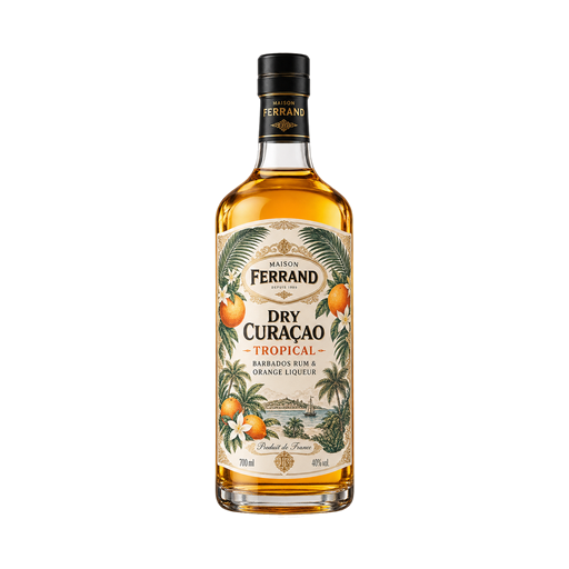 Ferrand Dry Curaçao Tropical — app catalog bottle illustration