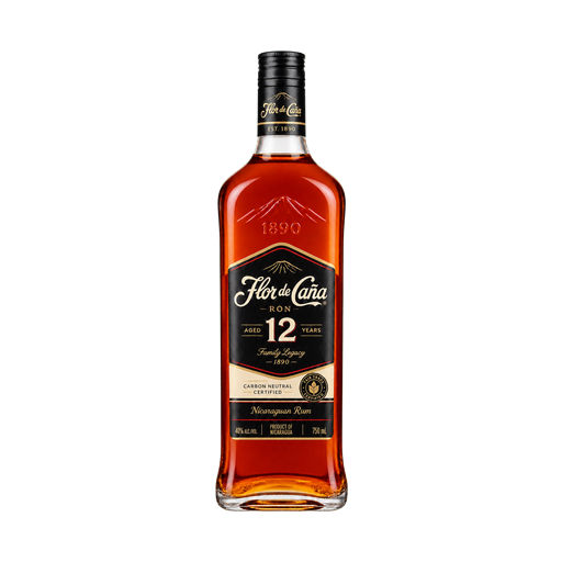 Flor de Caña 12 Year Rum — app catalog bottle illustration