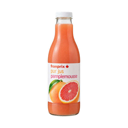 franprix pur jus pamplemousse — app catalog bottle illustration