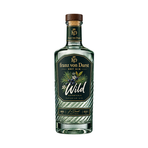 franz von Durst Dry Gin Wild — app catalog bottle illustration