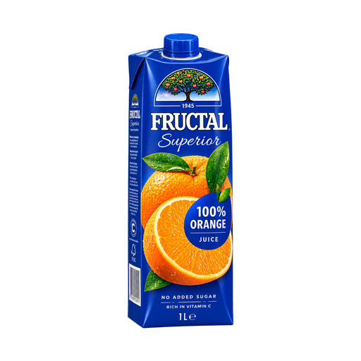 Fructal Orange Juice — app catalog bottle illustration