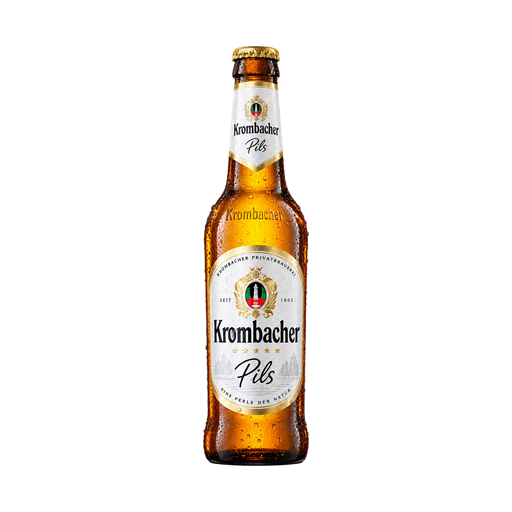 German Krombacher Pils — app catalog bottle illustration