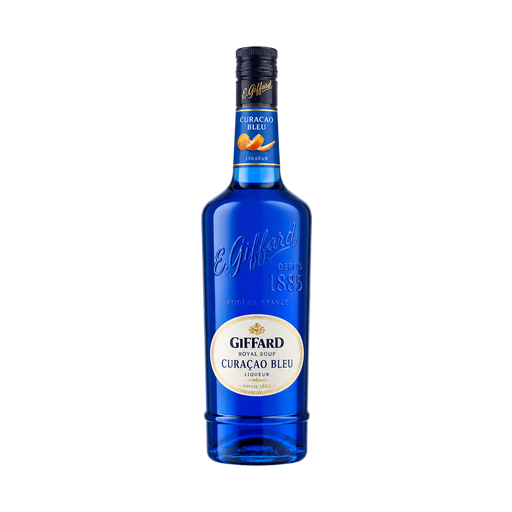 Giffard Royal Soup Curaçao Bleu 16° — app catalog bottle illustration