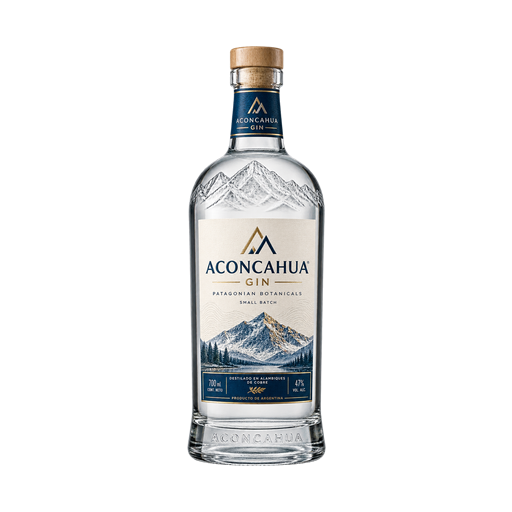 GIN ACONCAHUA — app catalog bottle illustration