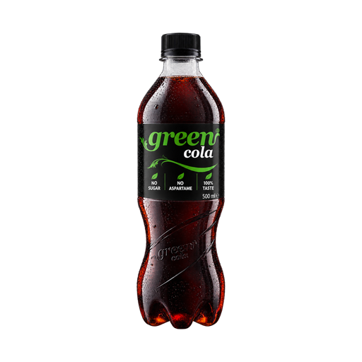 Green Cola — app catalog bottle illustration
