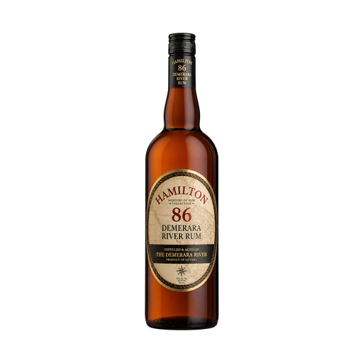 Hamilton 86 Demerara River Rum — app catalog bottle illustration
