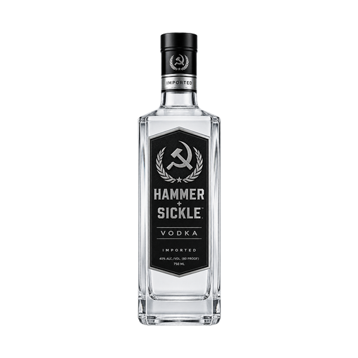 Hammer + Sickle Vodka — app catalog bottle illustration