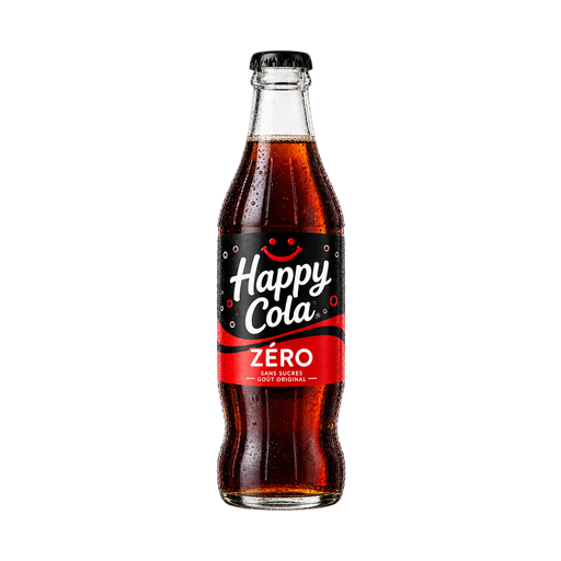 Happy Cola Zéro — app catalog bottle illustration