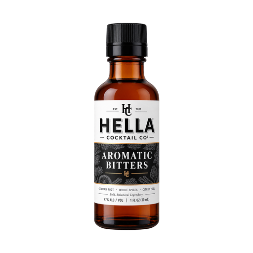 Hella Cocktail Co Aromatic Bitters — app catalog bottle illustration