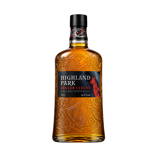 Highland park Dragon Legend — app catalog bottle illustration