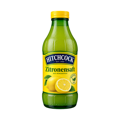 Hitchcock Zitronensaft — app catalog bottle illustration