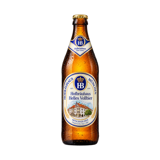 Hofbräuhaus Helles Vollbier — app catalog bottle illustration