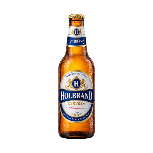 Holbrand Cerveza — app catalog bottle illustration