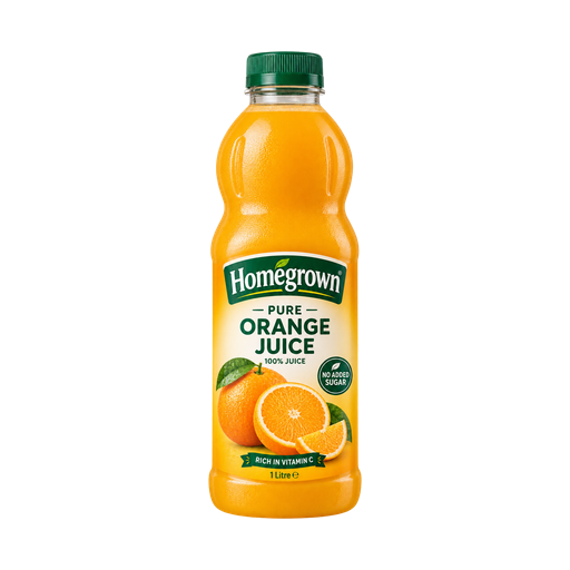 Homegrown Pure Orange Juice — app catalog bottle illustration