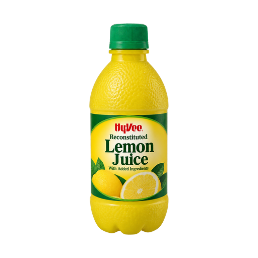 Hy-Vee Reconstituted Lemon Juice With Added Ingredients — app catalog bottle illustration